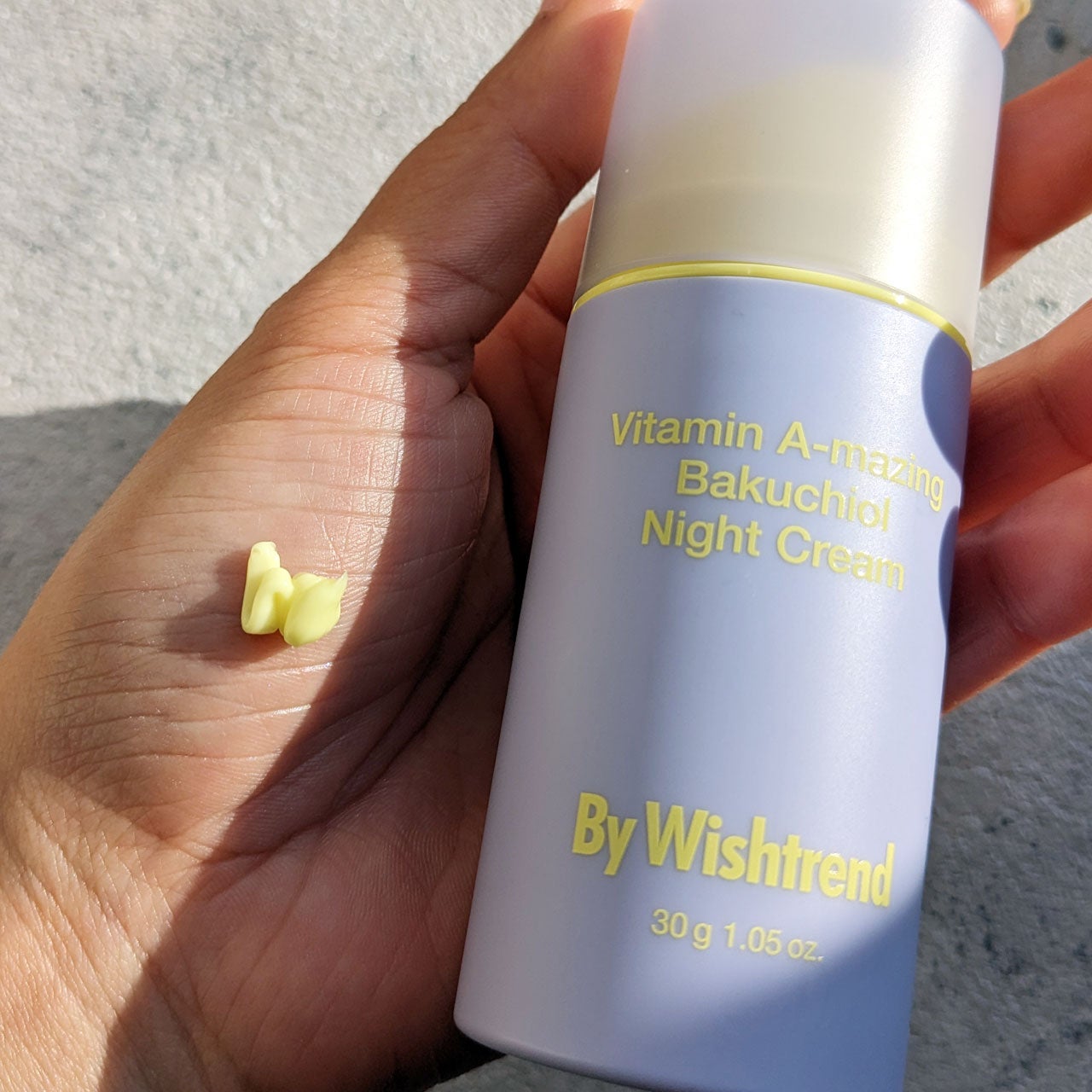 ビタミンA-mazingバクチオールナイトクリーム/By Wishtrend/フェイスクリームを使ったクチコミ(3枚目)