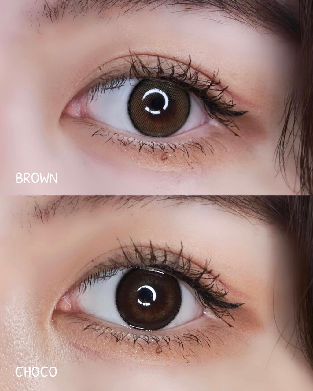 JADAY STONE BROWN/CLARA CONTACT/カラーコンタクトレンズを使ったクチコミ（3枚目）