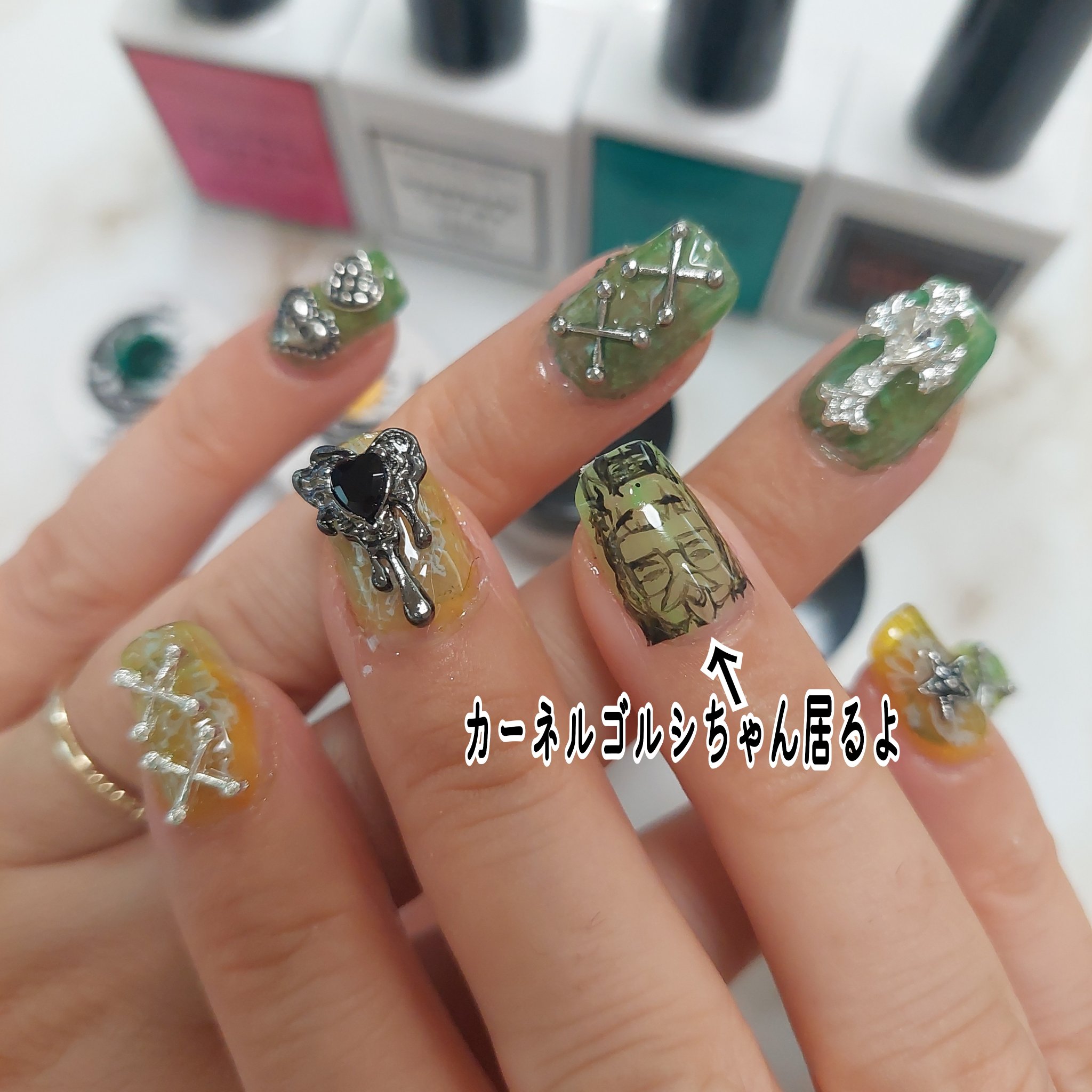 トリコカラージェル/ARKEY TOKYO/ジェルネイルを使ったクチコミ（2枚目）