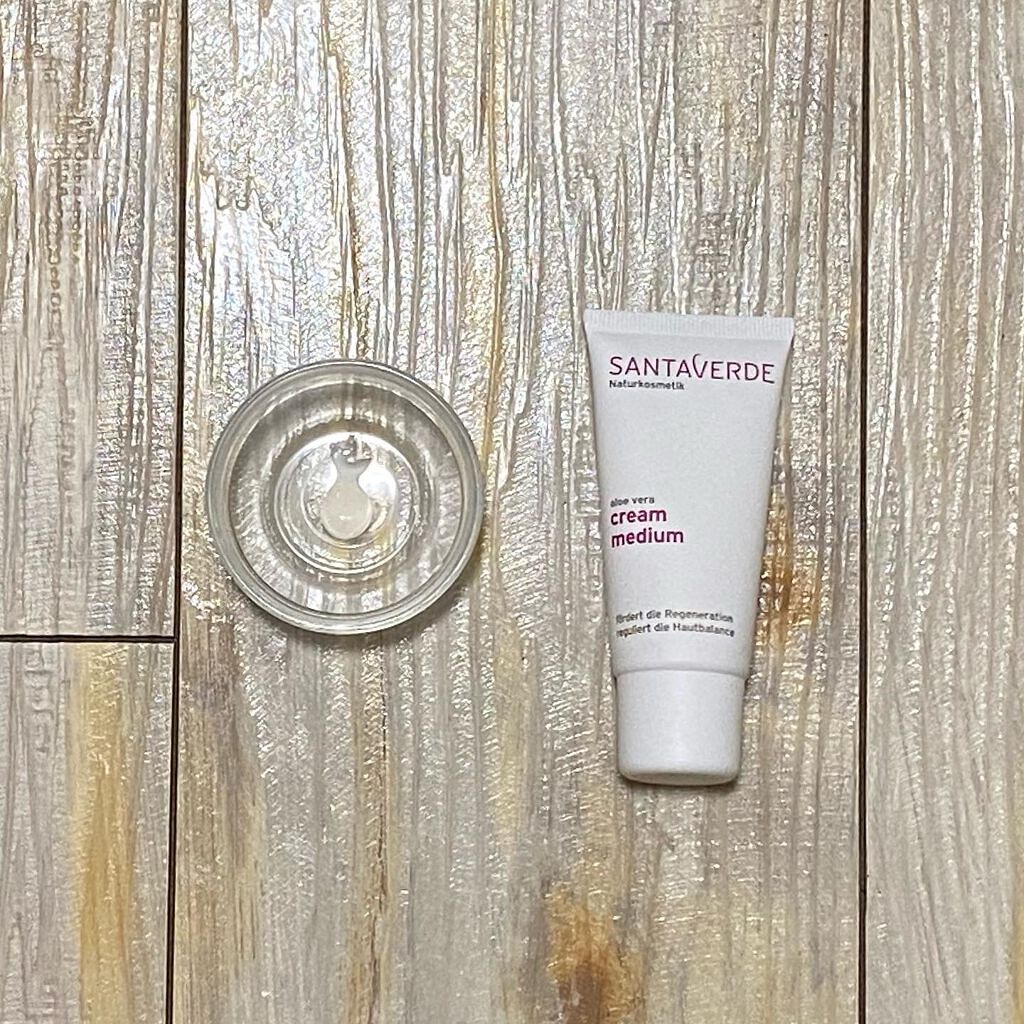クリーム・ミディアム＜無香料＞/サンタベルデ/フェイスクリームを使ったクチコミ（2枚目）
