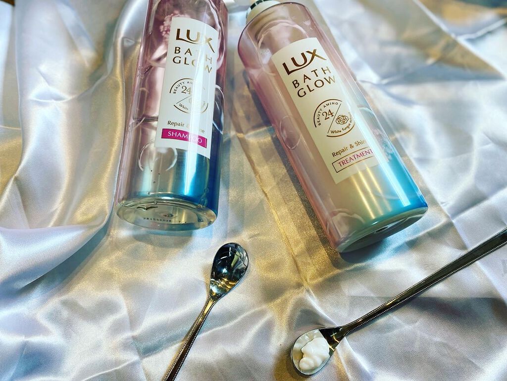 バスグロウ リペア&シャイン シャンプー/トリートメント/LUX/シャンプー・コンディショナーを使ったクチコミ(2枚目)