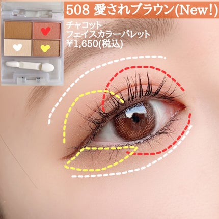 フェイスカラーパレット/チャコット・コスメティクス/アイシャドウパレットを使ったクチコミ(3枚目)
