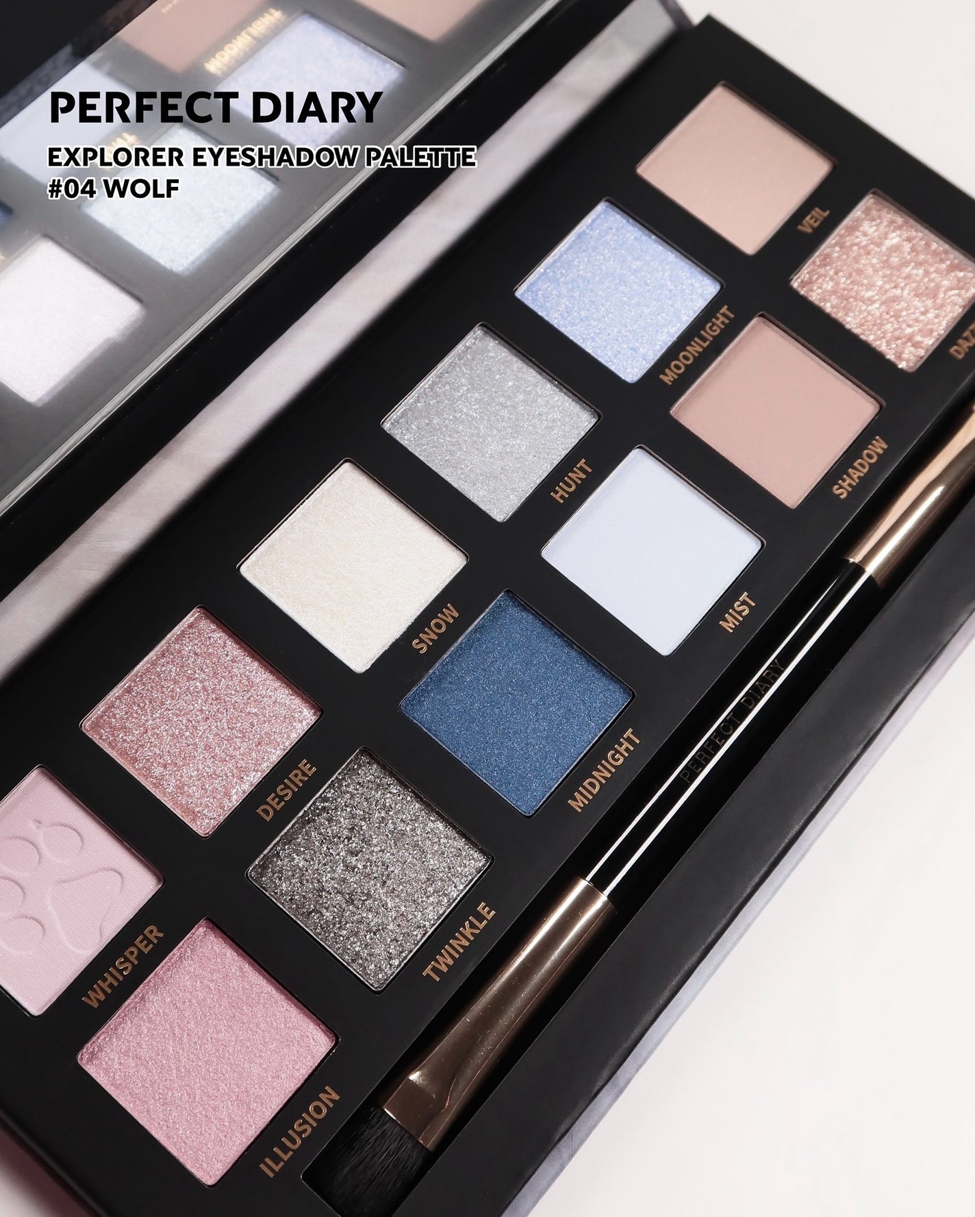 エクスプローラ12色 動物アイシャドウパレット/PERFECT DIARY/アイシャドウパレットを使ったクチコミ(2枚目)