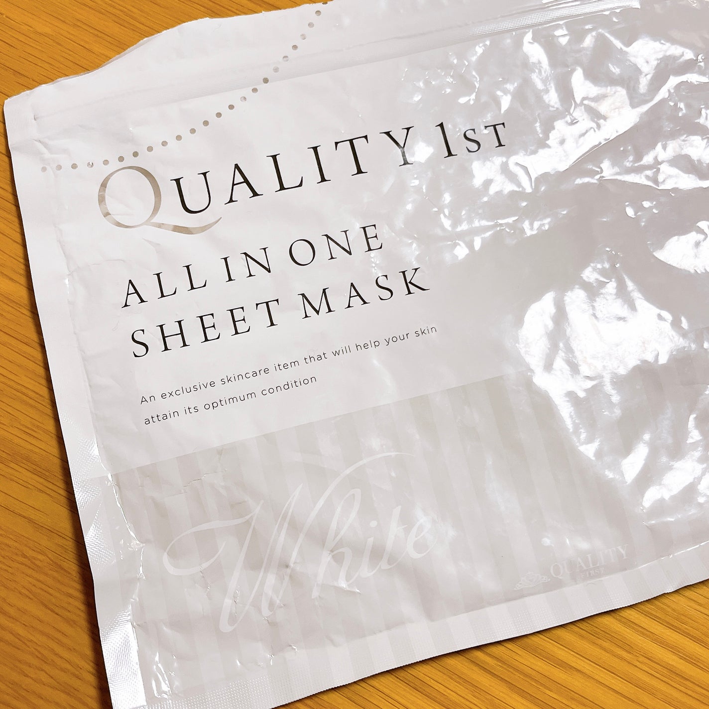 オールインワンシートマスク ホワイトEX/クオリティファースト/シートマスク・パックを使ったクチコミ(1枚目)