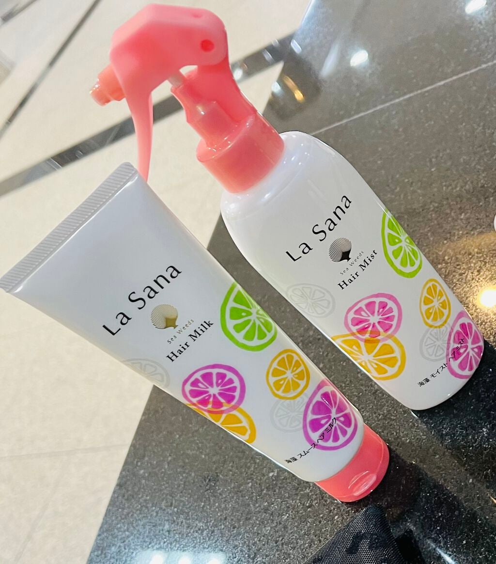 海藻 モイスト ヘア ミスト ピンクグレープフルーツの香り /ラサーナ/プレスタイリング・寝ぐせ直しを使ったクチコミ(1枚目)