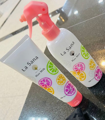 海藻 モイスト ヘア ミスト ピンクグレープフルーツの香り /ラサーナ/プレスタイリング・寝ぐせ直しを使ったクチコミ(1枚目)