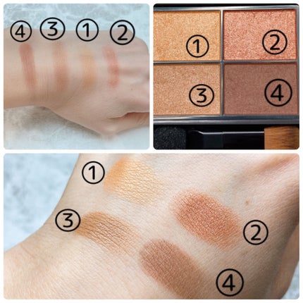 パレットアイシャドウ/&be/アイシャドウパレットを使ったクチコミ(3枚目)