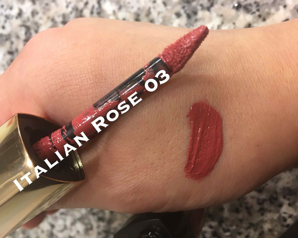 リュクス リキッド リップ ハイ シャイン 03 イタリアンローズ/BOBBI BROWN/口紅を使ったクチコミ（2枚目）