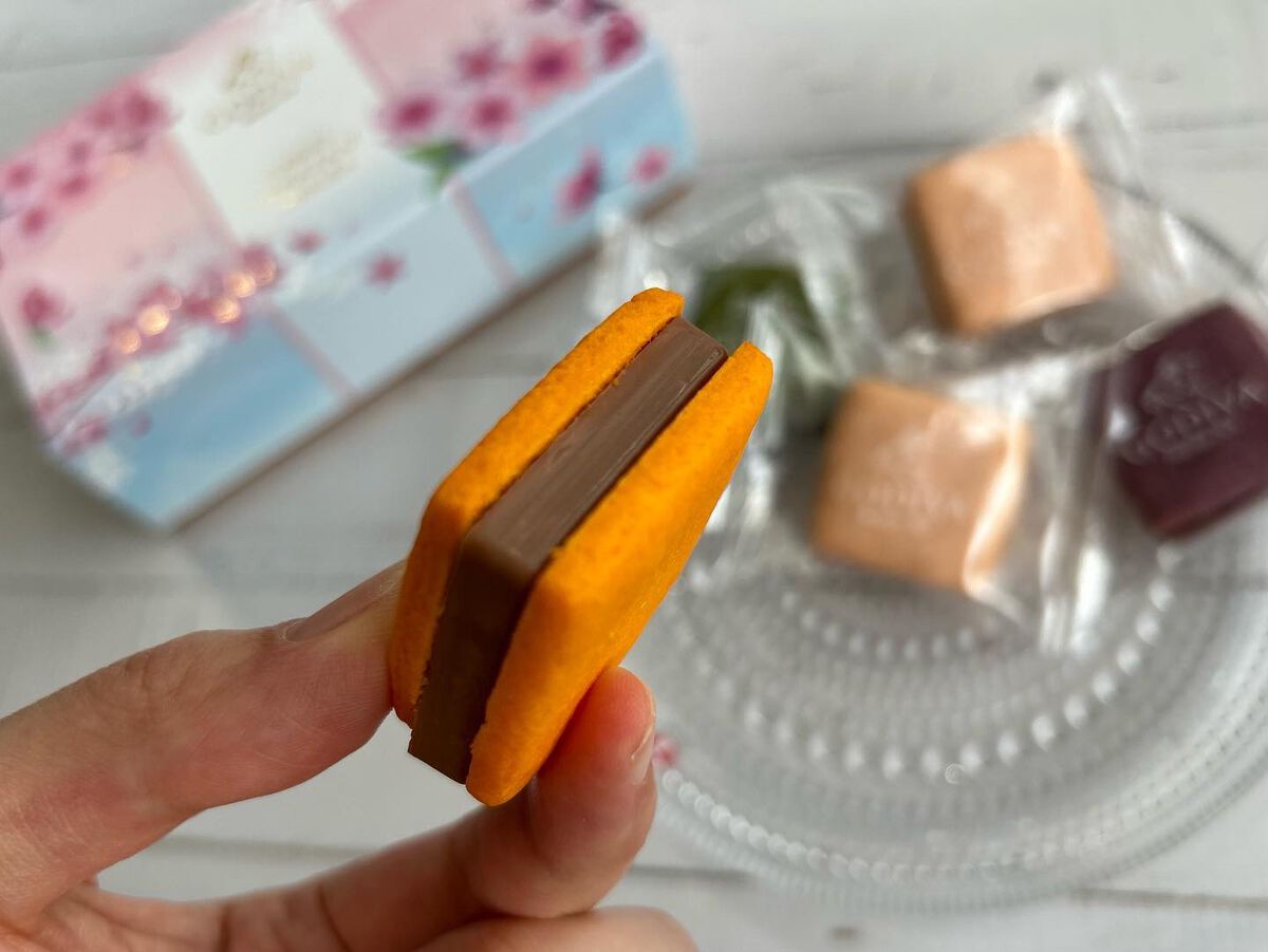 nana@フォロバ100 on LIPS 「お花見の差し入れにも🌸
GODIVAサブレショコラ桜サクッと焼..」(5枚目)