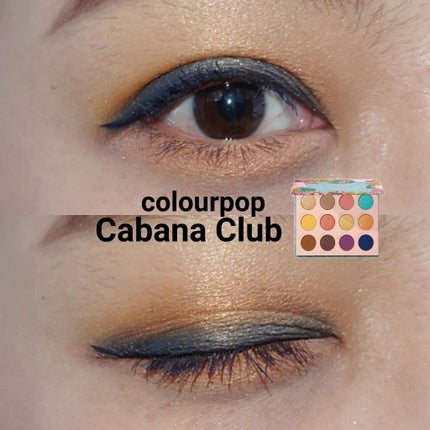 カバナクラブ/ColourPop/アイシャドウパレットを使ったクチコミ(1枚目)