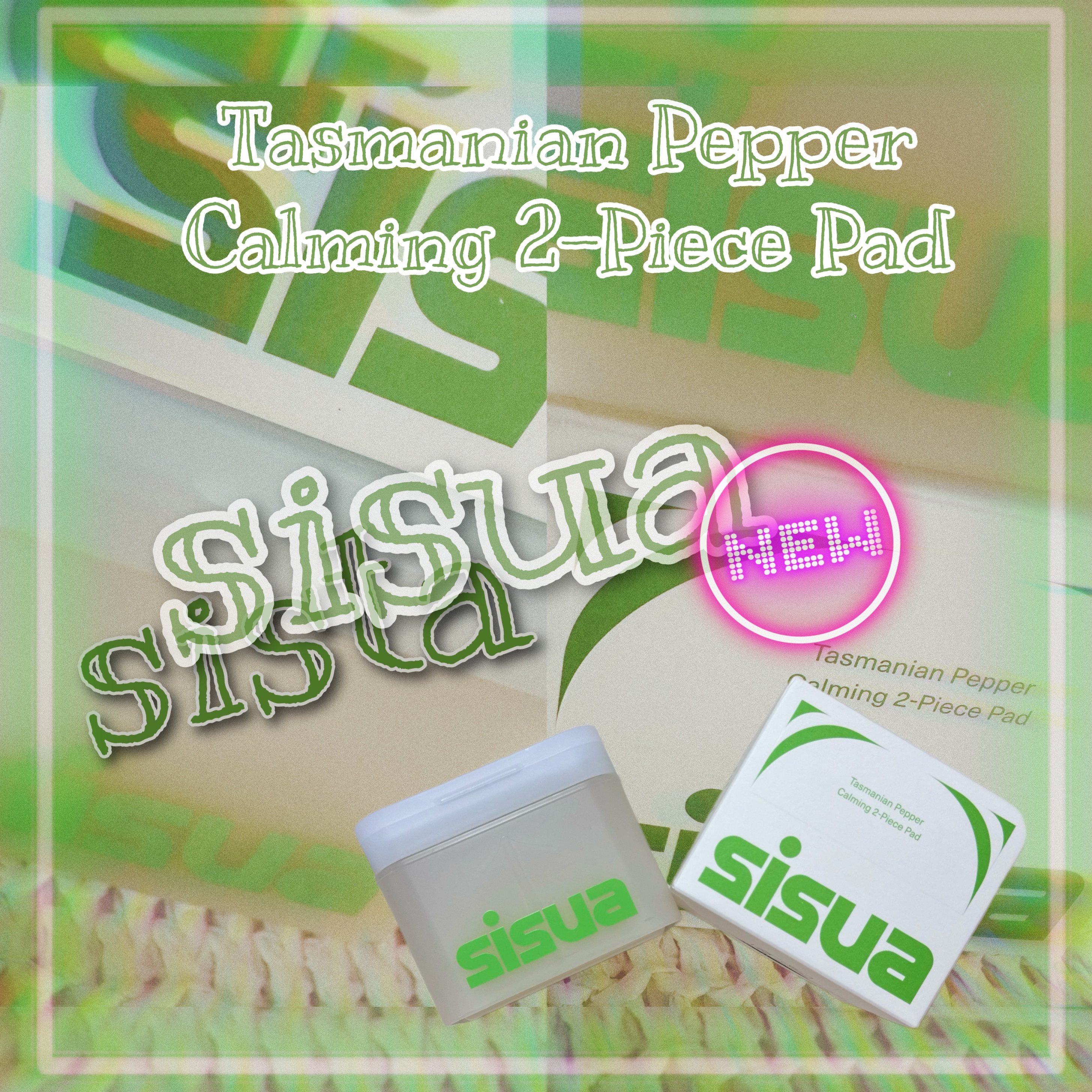 タズマニアンペッパーカーミングツーピースパッド/sisua by unleashia/トナーパッドを使ったクチコミ（1枚目）