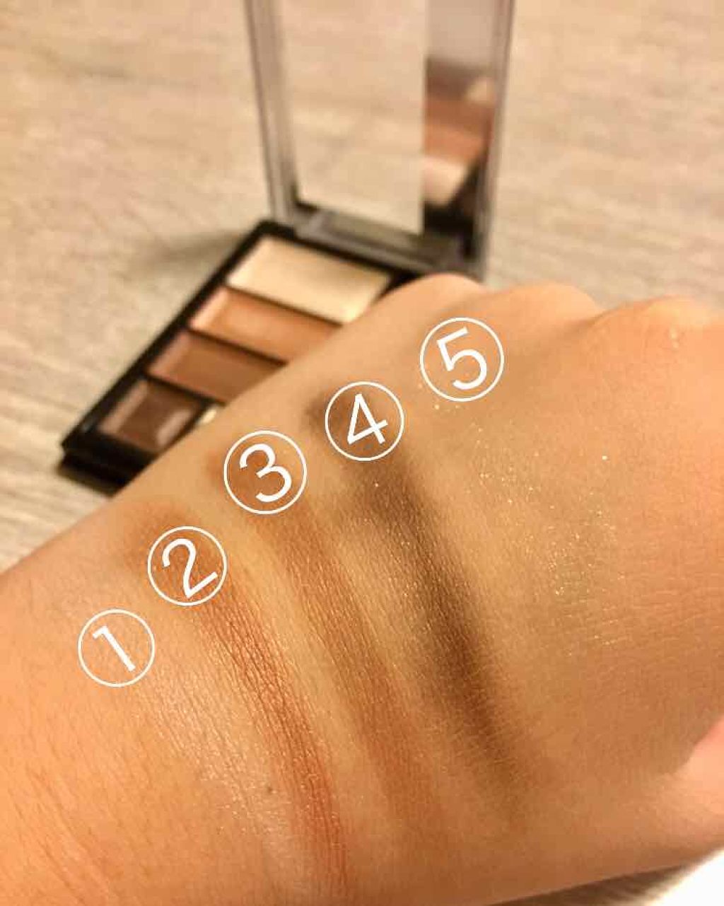 ショコラスウィート アイズ/リンメル ロンドン/アイシャドウパレットを使ったクチコミ（2枚目）