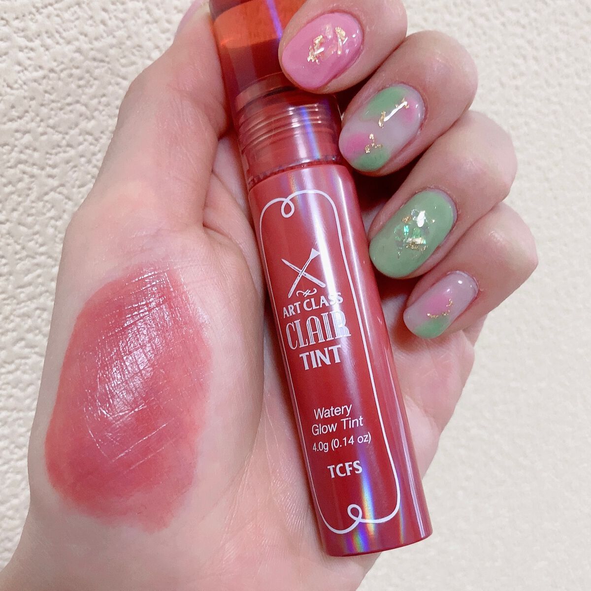 アートクラス クレアーティント #4 ロージービュー/too cool for school/リップティントを使ったクチコミ（3枚目）