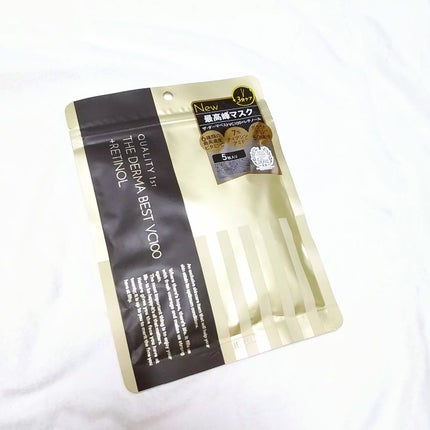 ザ・ダーマ ベストVC100プラスレチノール/クオリティファースト/シートマスク・パックを使ったクチコミ(1枚目)