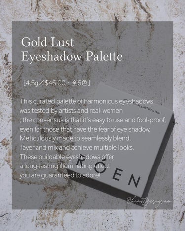 ROEN BEAUTY Eye Shadow Palette/ROEN BEAUTY /アイシャドウパレットを使ったクチコミ（6枚目）