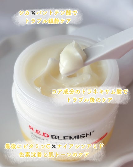 レッドブレミッシュ リペアスージングクリーム/Dr.G/フェイスクリームを使ったクチコミ(3枚目)