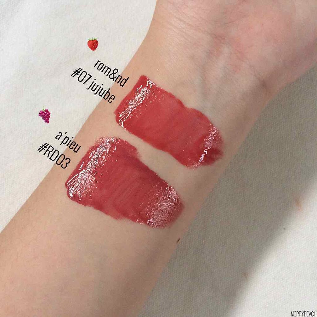 アピュー ウォーターライト ティント/A’pieu/リップティントを使ったクチコミ（2枚目）