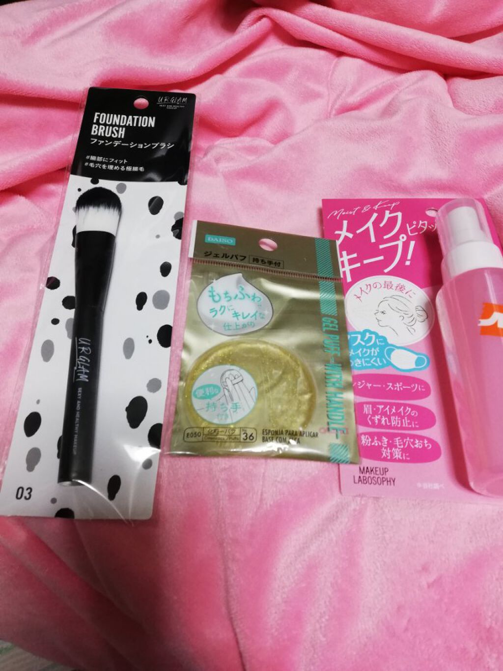 UR GLAM　POWDER BRUSH/U R GLAM/メイクブラシを使ったクチコミ（2枚目）