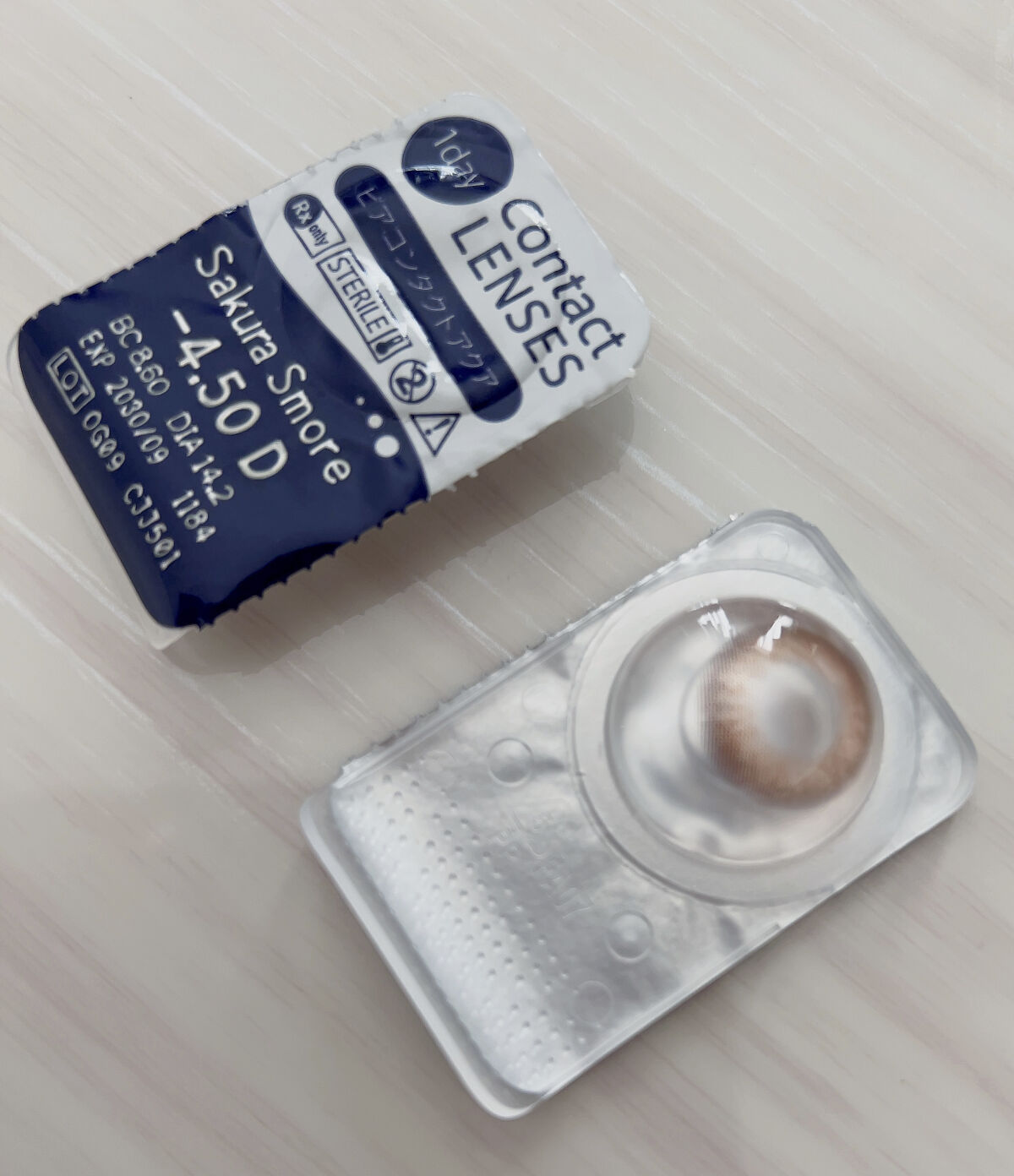 MOLAK 1day サクラスモア/MOLAK/ワンデー（１DAY）カラコンを使ったクチコミ（3枚目）