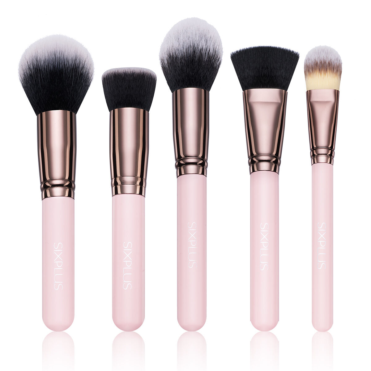 ピンク色 メイクブラシ15本セット SIXPLUS | LIPS SHOPPING