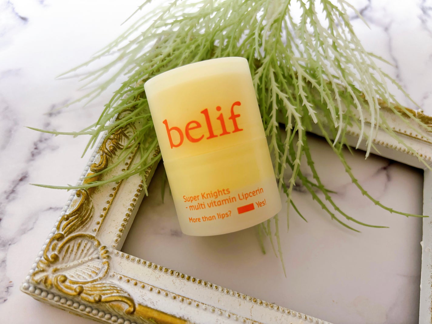 スーパーナイツ マルチ V リップセリン /belif/リップクリームを使ったクチコミ(2枚目)