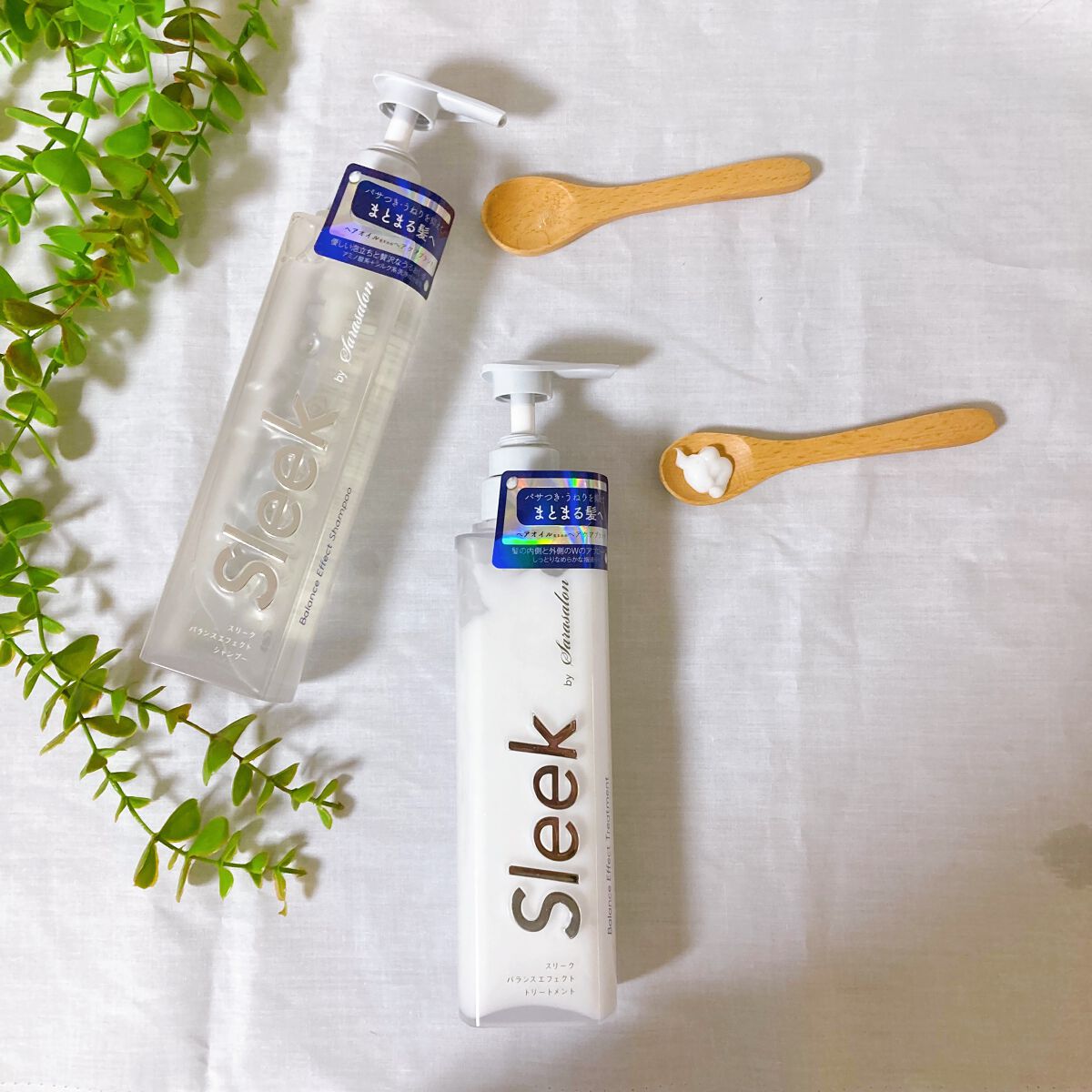バランスエフェクトシャンプー/トリートメント/スリーク by サラサロン/市販シャンプーを使ったクチコミ(2枚目)