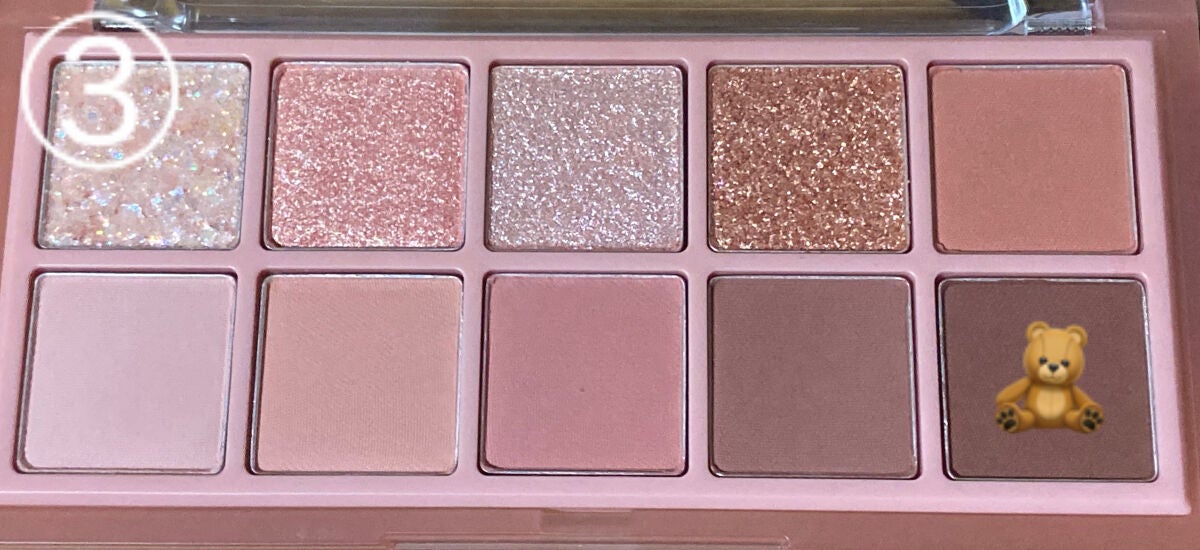 ベターザンパレット/rom&nd/アイシャドウパレットを使ったクチコミ(5枚目)