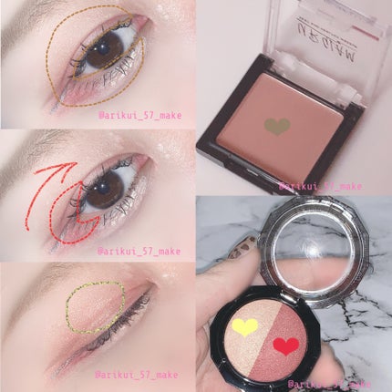 UR GLAM POWDER EYESHADOW/U R GLAM/単色アイシャドウを使ったクチコミ(2枚目)
