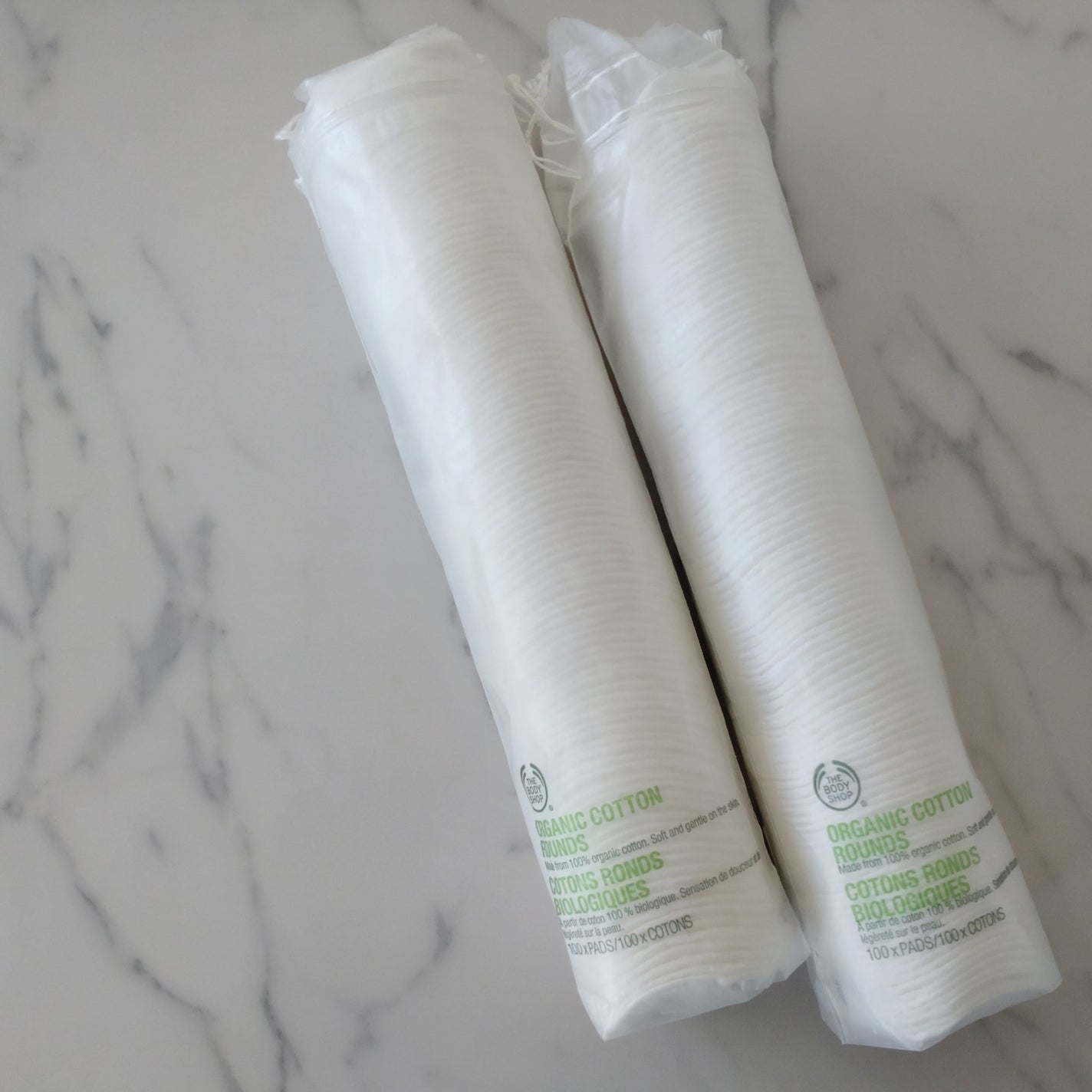 オーガニックコットンパッド ラウンド /THE BODY SHOP/コットンを使ったクチコミ(1枚目)