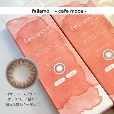 feliamo 1day カフェモカ/feliamo/ワンデー（１DAY）カラコンを使ったクチコミ（2枚目）