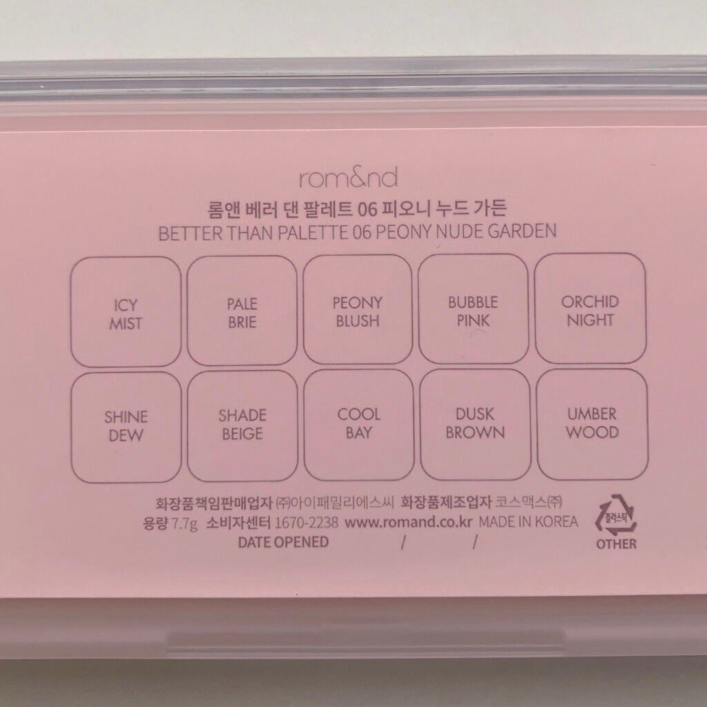 ベターザンパレット/rom&nd/アイシャドウパレットを使ったクチコミ(9枚目)