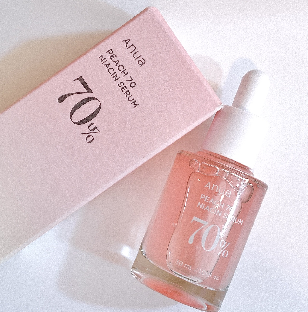 桃70%ナイアシンセラム/Anua/美容液を使ったクチコミ（2枚目）