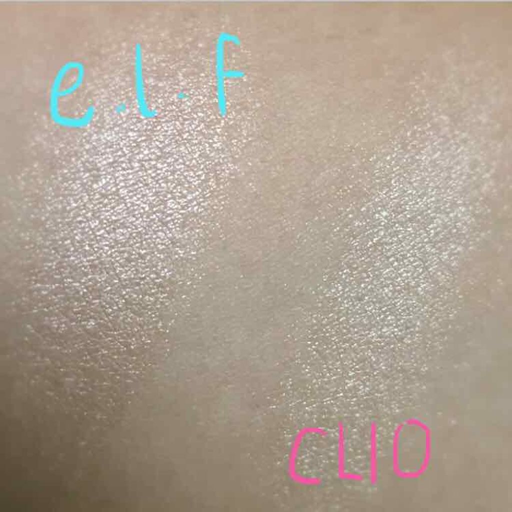 ベイクドハイライター/e.l.f. Cosmetics/パウダーハイライトを使ったクチコミ（3枚目）