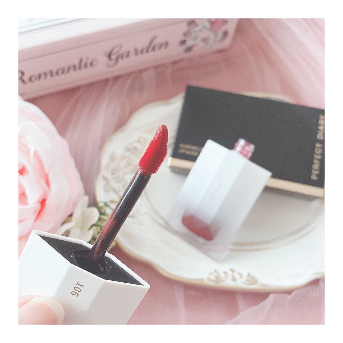 PERFECT DIARY (パーフェクトダイアリー) READ ME フローティングライト リップグロス/PERFECT DIARY/リップグロスを使ったクチコミ（2枚目）