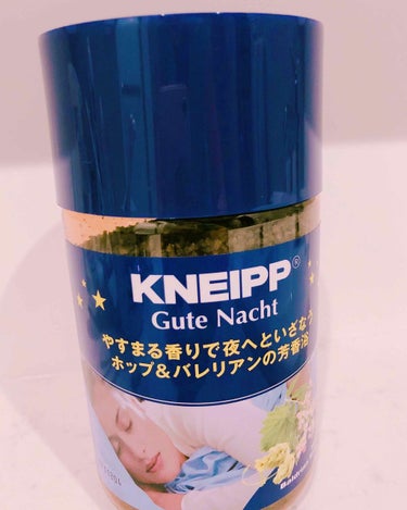 クナイプ クナイプ グーテナハト バスソルト ホップ＆バレリアンの香りのクチコミ「最近使っている入浴剤( ´ ▽ ` )ﾉ

🌚KNEIPP Gute Nacht🌝
ちょっとツ.....」（1枚目）