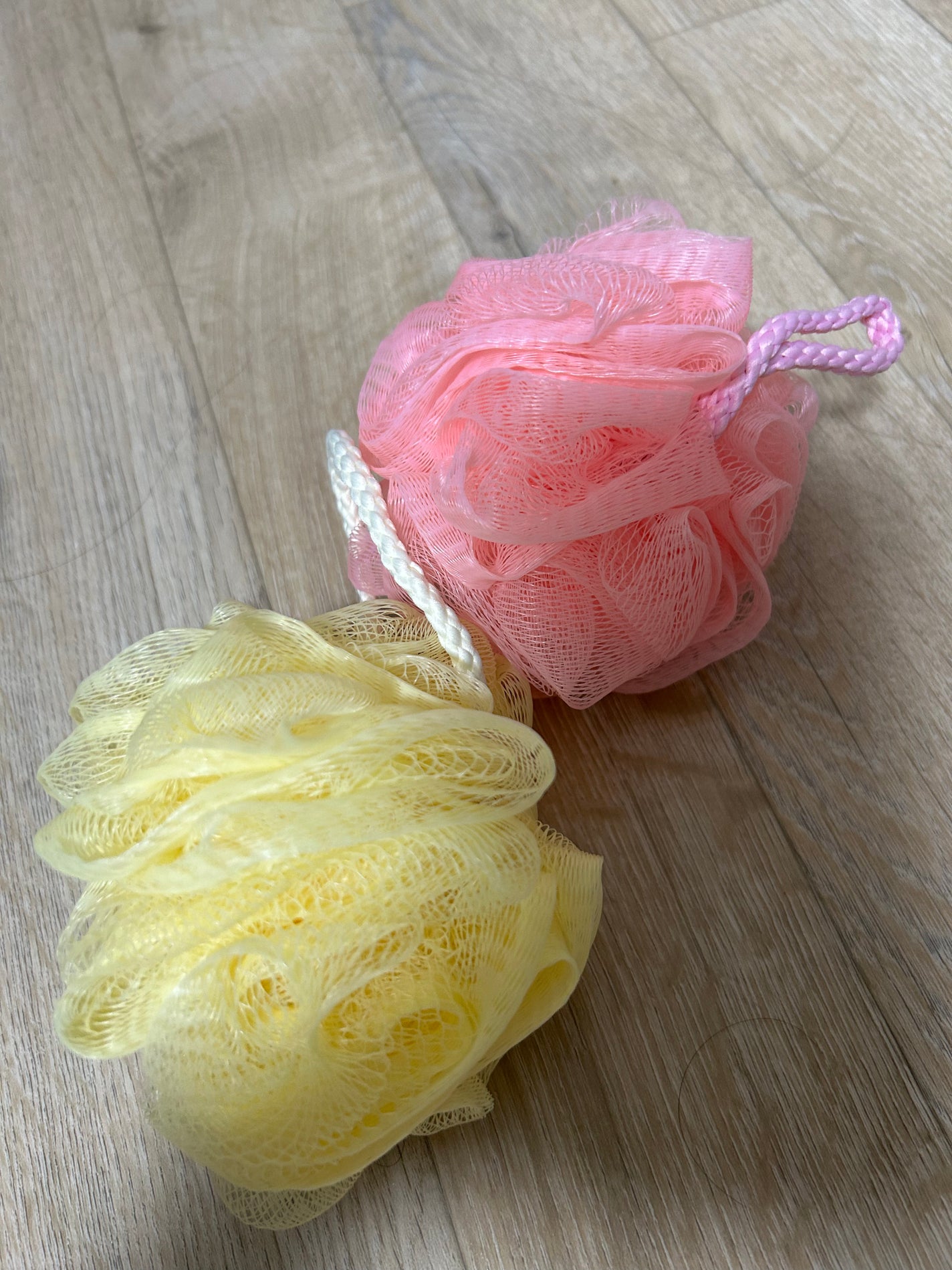 ふわふわシャワーボール 2個入り/DAISO/バスグッズを使ったクチコミ(1枚目)