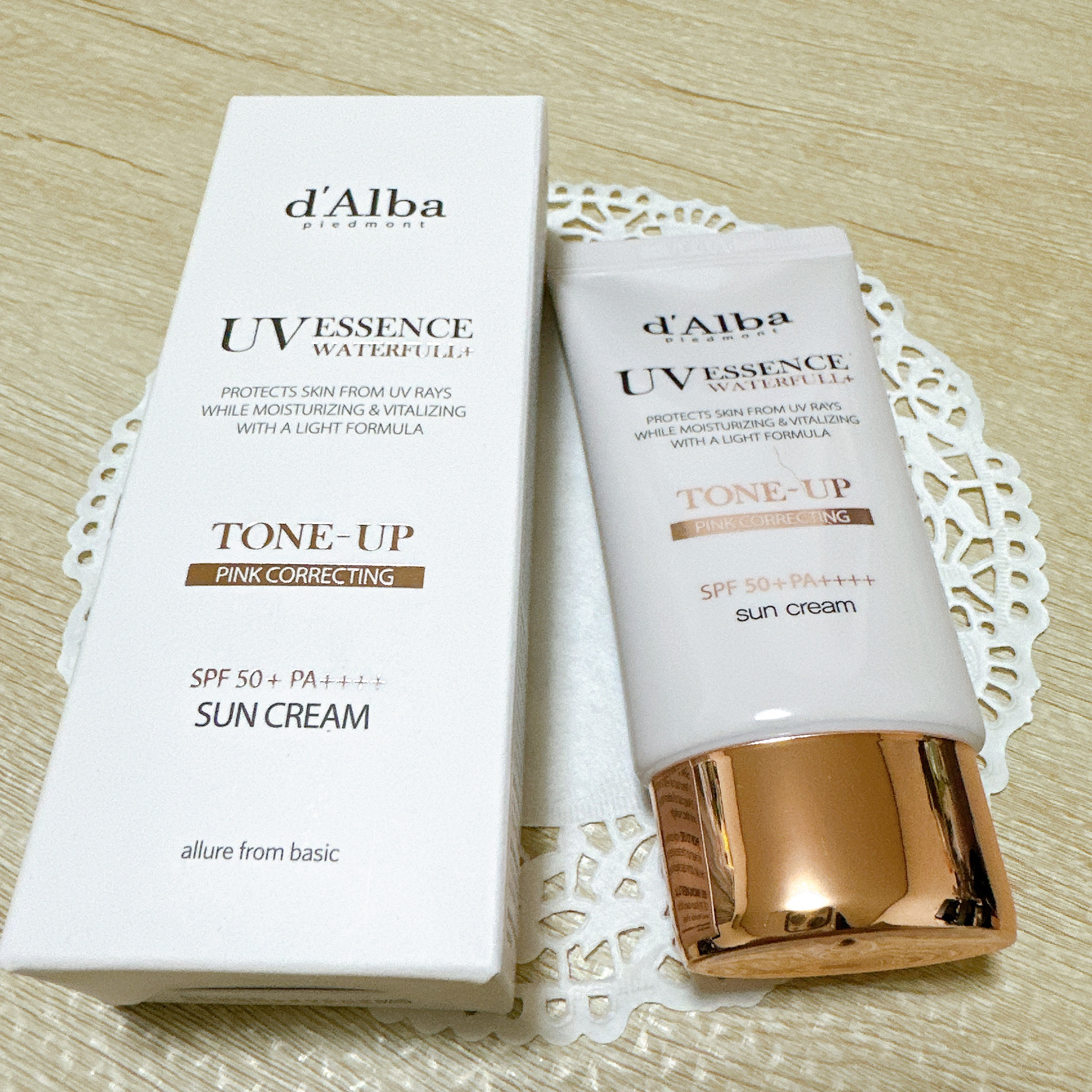 ウォータフルトーンアップサンクリーム/ダルバ/日焼け止めクリームを使ったクチコミ（2枚目）