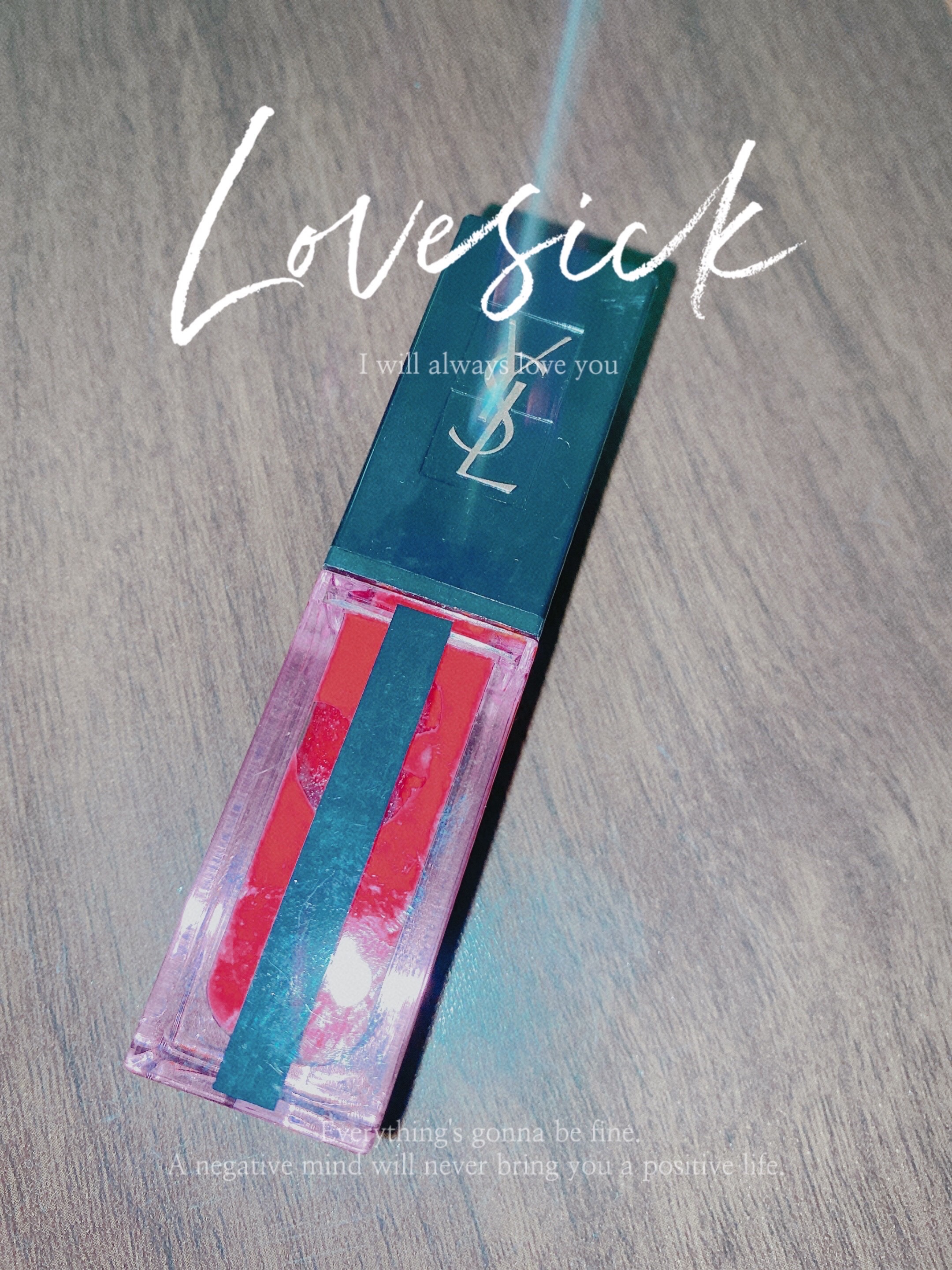 ルージュ ピュールクチュール ヴェルニ ウォーターステイン/YVES SAINT LAURENT BEAUTE/口紅を使ったクチコミ（1枚目）