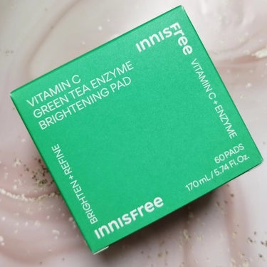 ビタC グリーンティーエンザイム ブライト パッド/innisfree/拭き取り化粧水を使ったクチコミ（5枚目）