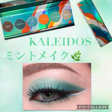 Kaleidos Makeup Futurism V: Electro-Turquoiseのクチコミ「💚KALEIDOS makeup💚

今日は
KALEIDOS makeup
Futurism.....」（1枚目）