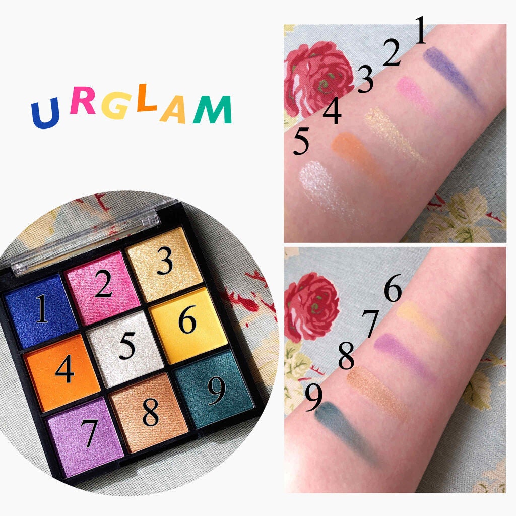 UR GLAM BLOOMING EYE COLOR PALETTE/U R GLAM/アイシャドウパレットを使ったクチコミ(2枚目)