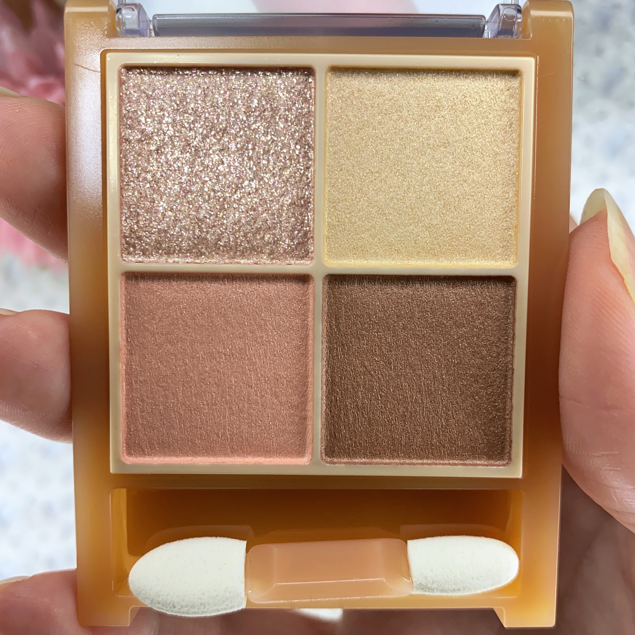 ベージュトーンアイシャドウ/CEZANNE/アイシャドウパレットを使ったクチコミ（2枚目）