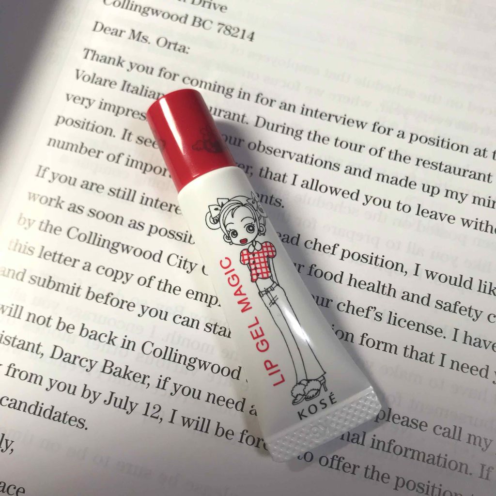 リップ ジェル マジック/コーセーコスメニエンス/リップグロスを使ったクチコミ（1枚目）