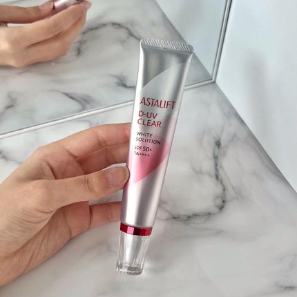 D-UVクリア ホワイトソリューション/アスタリフト/日焼け止めクリームを使ったクチコミ(1枚目)