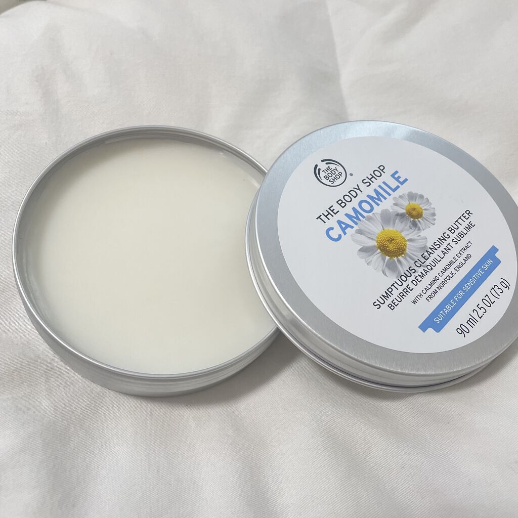 カモマイル サンプチュアス クレンジングバター/THE BODY SHOP/クレンジングバームを使ったクチコミ（2枚目）