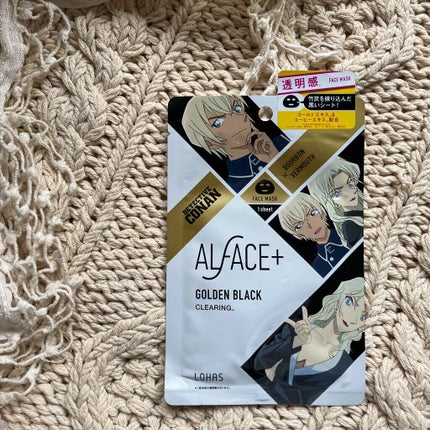 名探偵コナン×オルフェス 【バーボン&ベルモット】ゴールデンブラック/ALFACE+/シートマスク・パックを使ったクチコミ(1枚目)