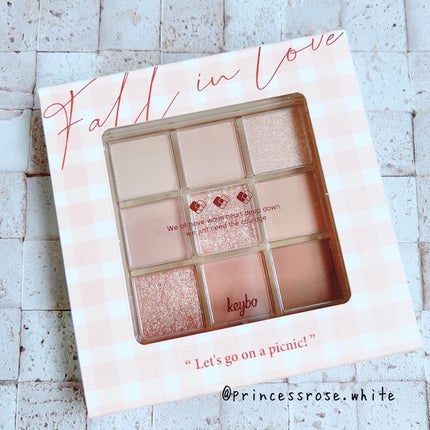 KEYBO FALL IN LOVE SHADOW PALETTE/keybo/アイシャドウパレットを使ったクチコミ(2枚目)