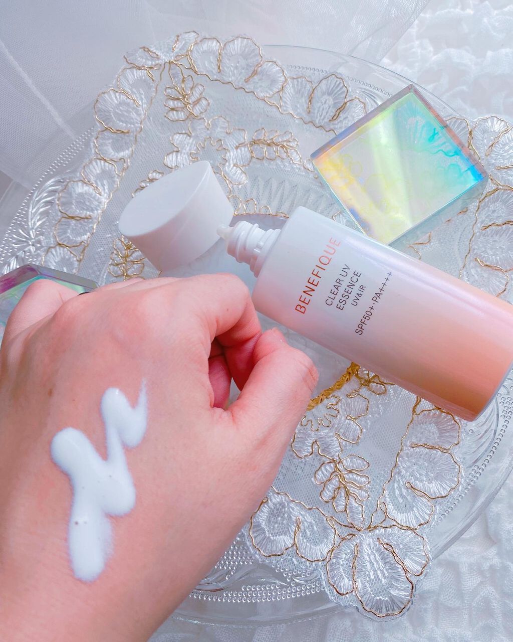 ベネフィーク クリア UV エッセンス(UV&IR)/BENEFIQUE/日焼け止めローションを使ったクチコミ(2枚目)