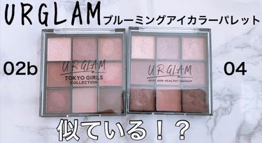 UR GLAM　BLOOMING EYE COLOR PALETTE/U R GLAM/パウダーアイシャドウを使ったクチコミ（1枚目）