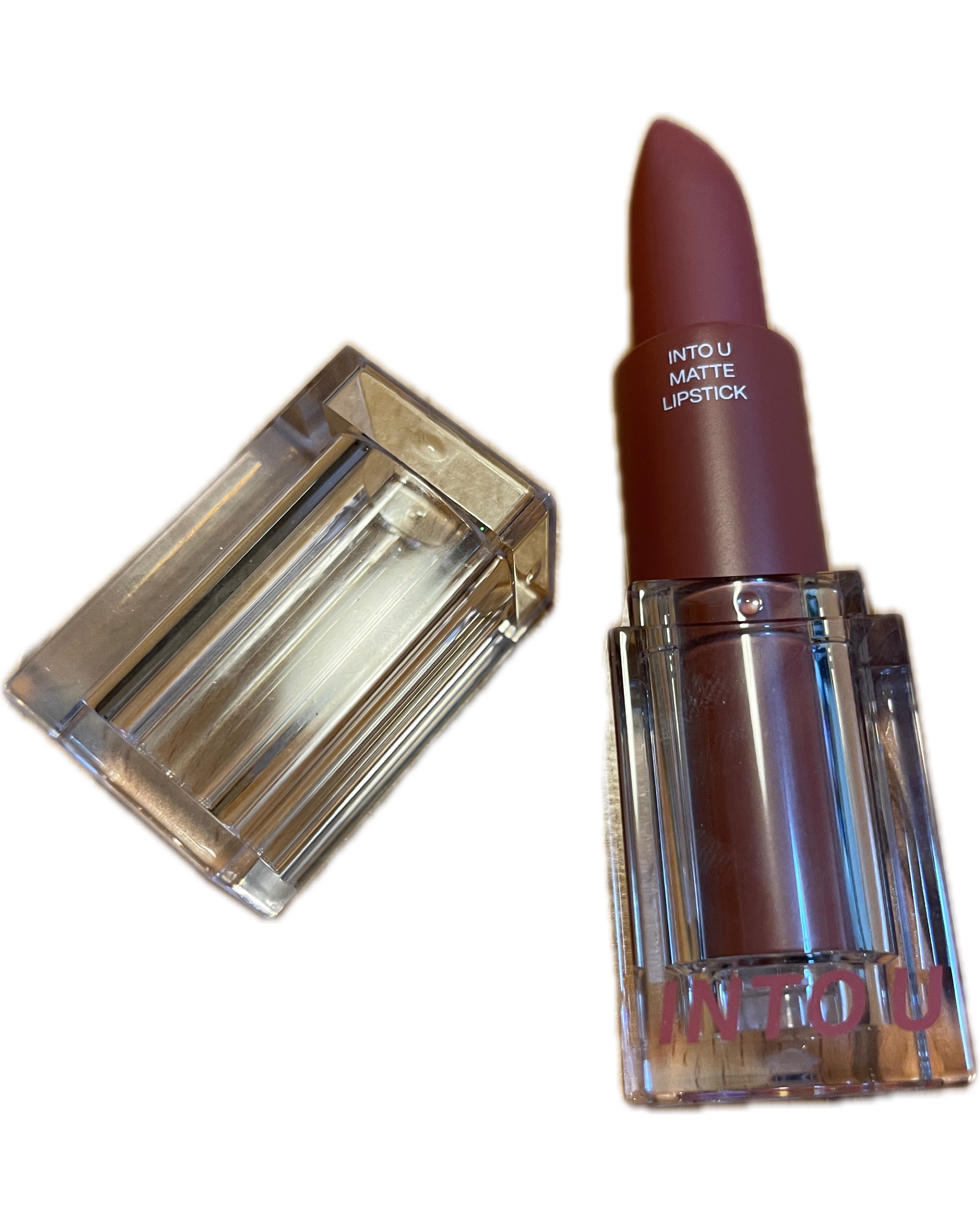 フェザーマットリップスティック/INTO U/口紅を使ったクチコミ（1枚目）